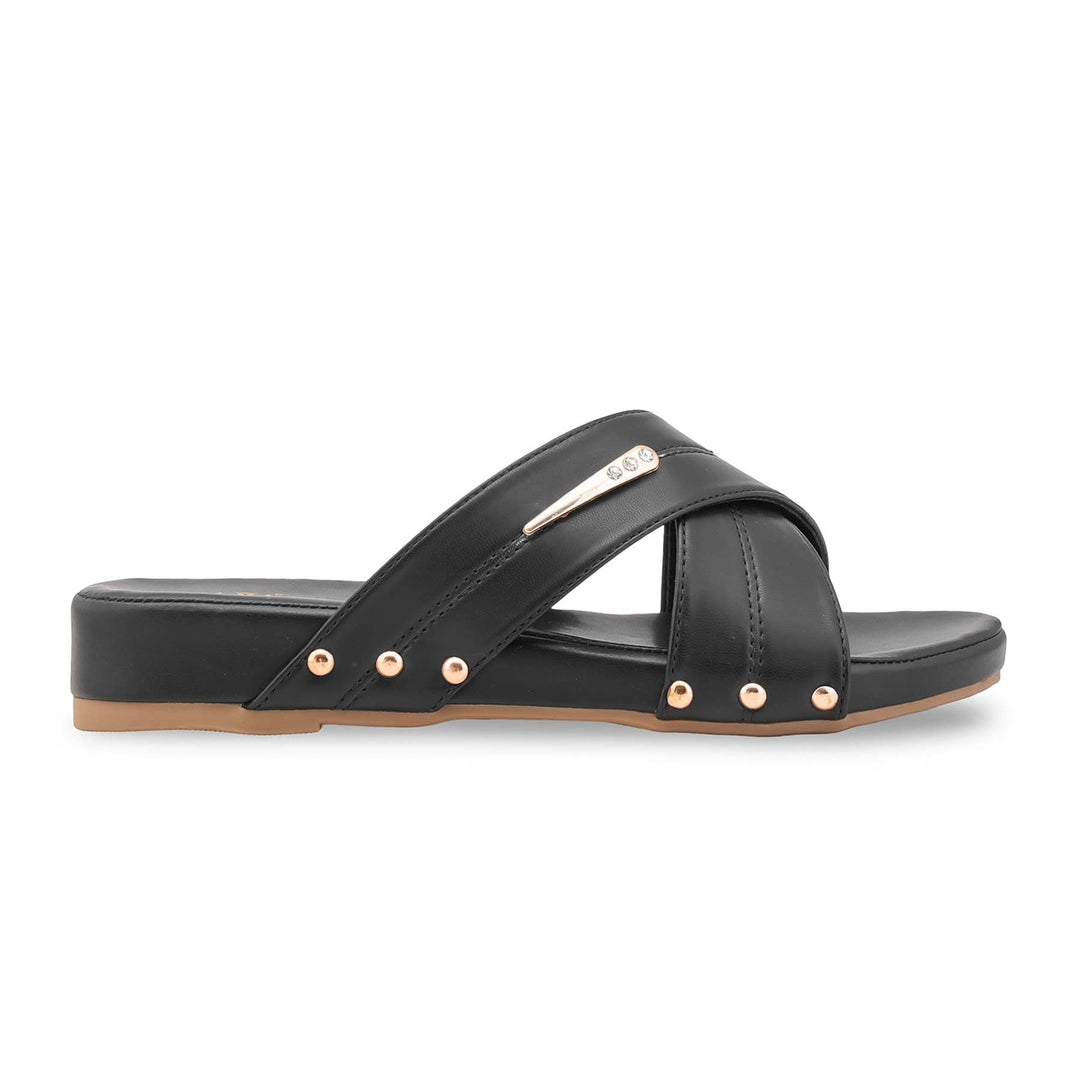 Black Formal Women Slipper PU0665