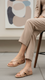 Beige Formal Slipper For Ladies PU0665