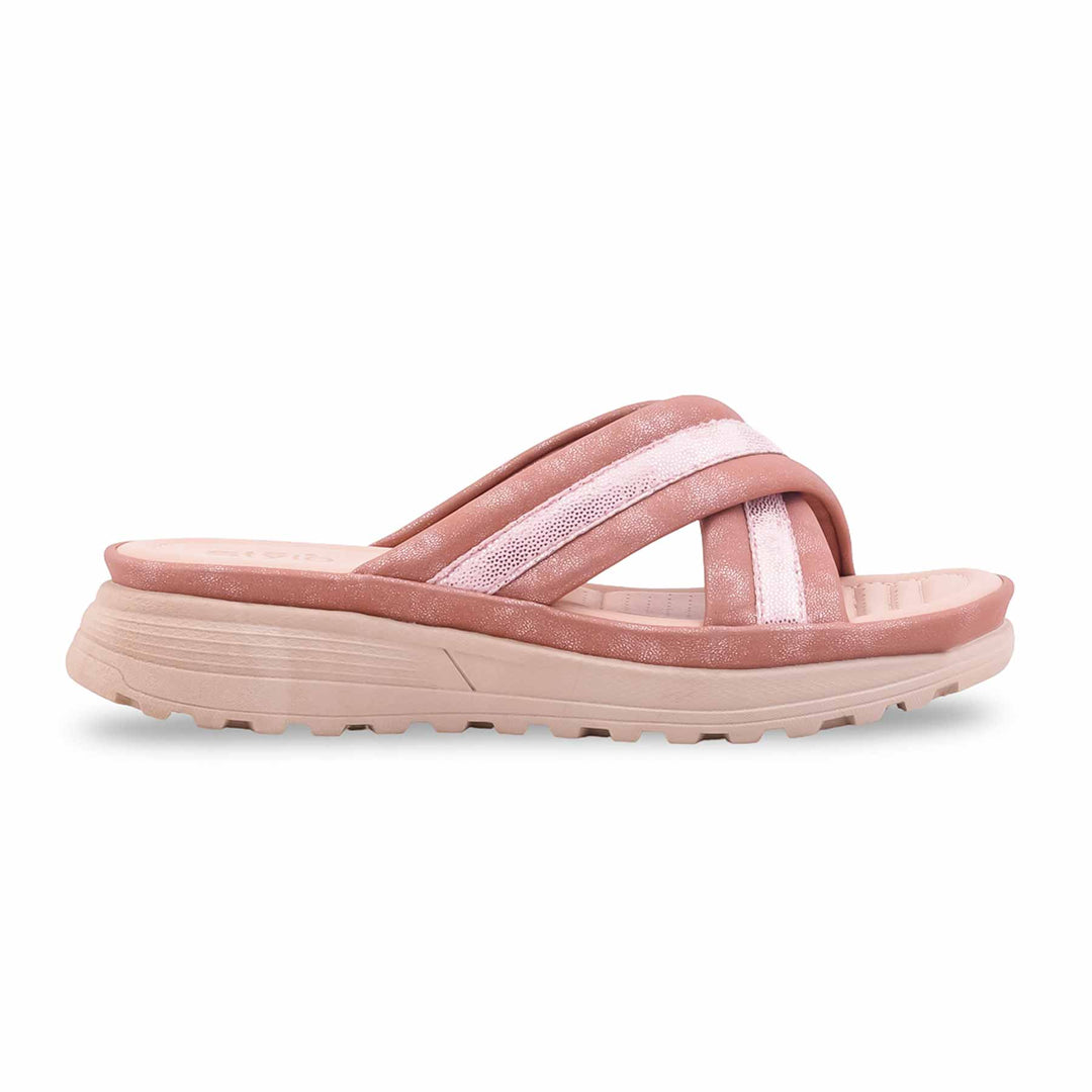 Peach Formal Slipper For Ladies PU0683