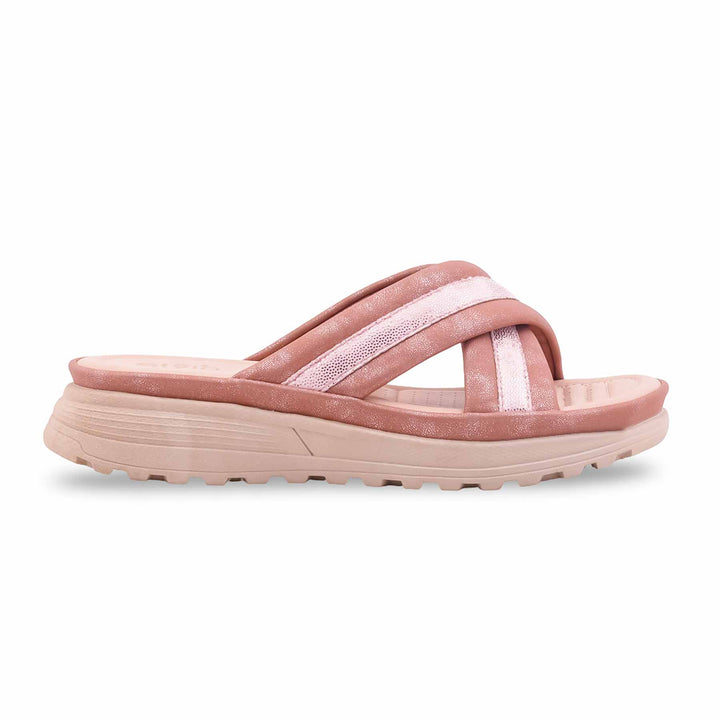 Peach Formal Slipper For Ladies PU0683