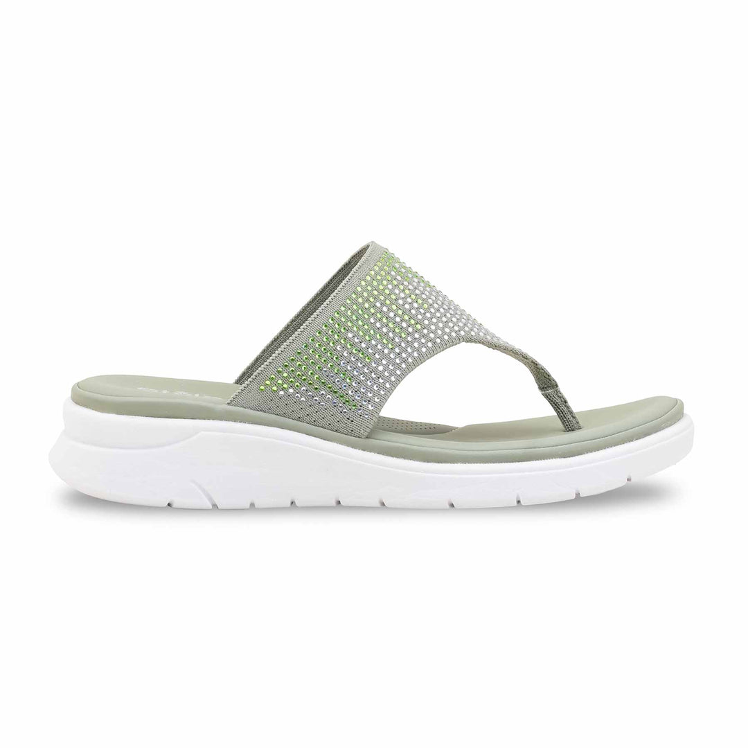 Green Formal Chappal For Ladies PU0708