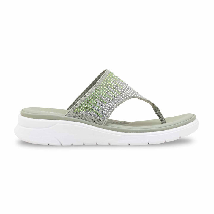 Green Formal Chappal For Ladies PU0708