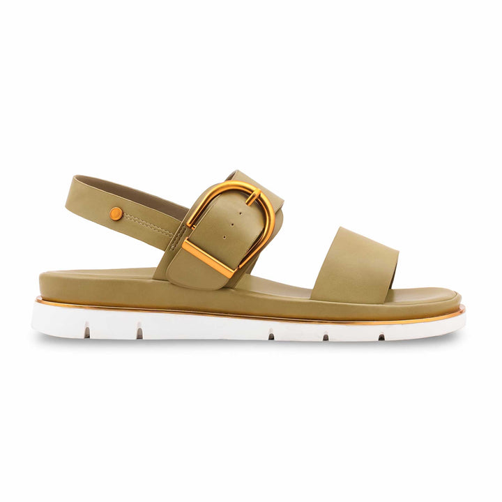 Olive Formal Sandal For Ladies PU0716