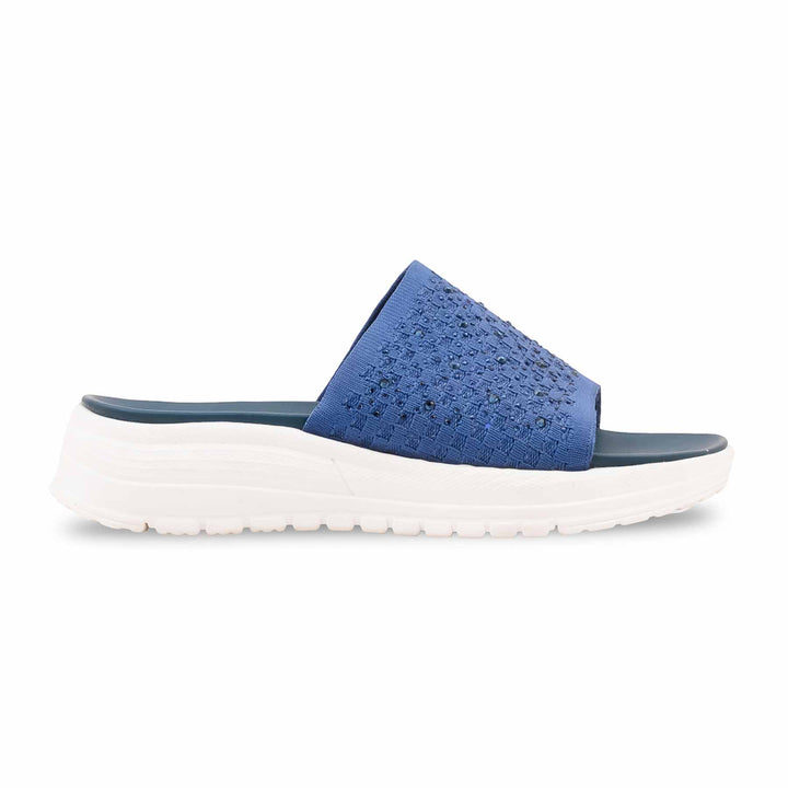 Blue Formal Slipper For Women PU0717