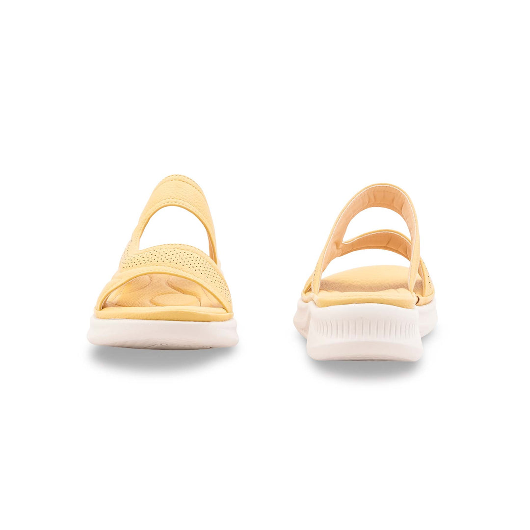 Yellow Formal Slipper For Ladies PU0727
