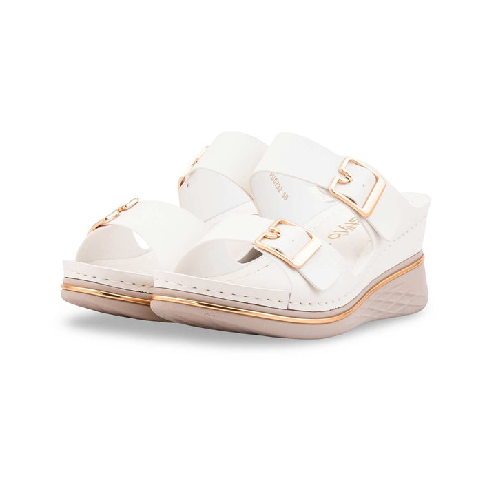White Formal Women Slipper PU0732