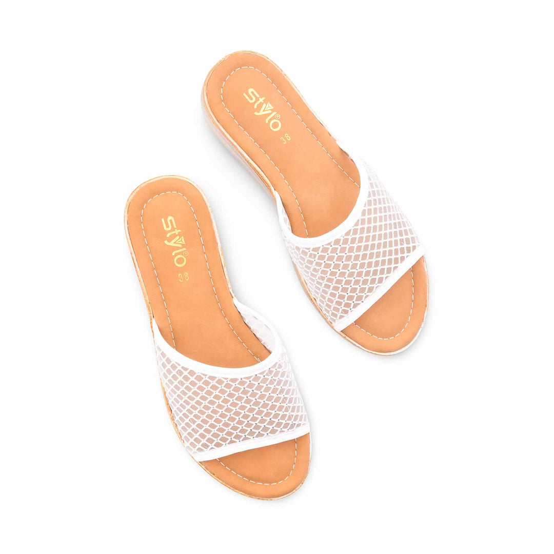 White Formal Women Slipper PU0733
