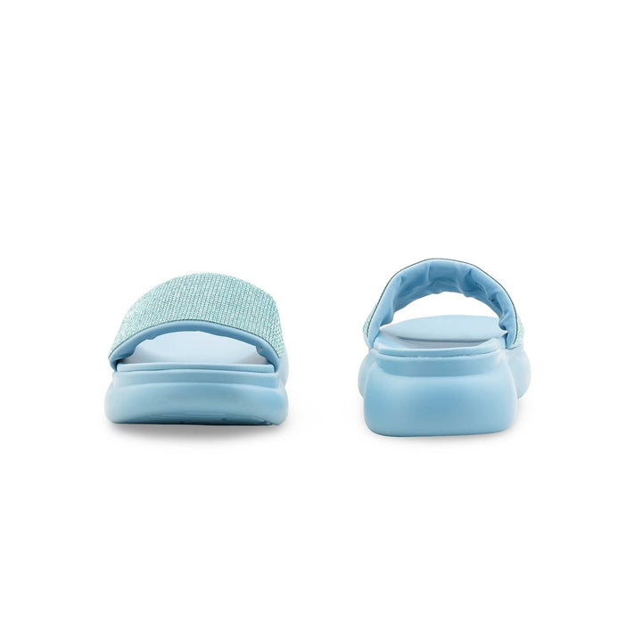 Sky Blue Formal Slipper For Women PU0737