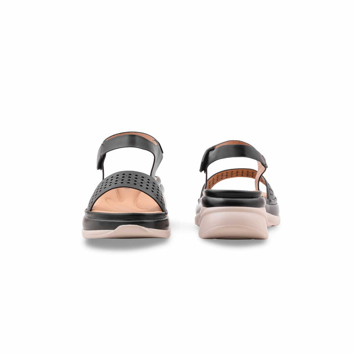 Black Formal Sandal For Ladies PU0749