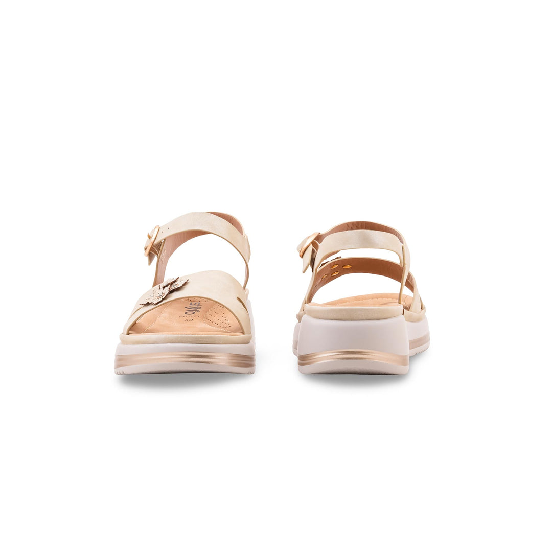 Beige Formal Sandal For Ladies PU0751