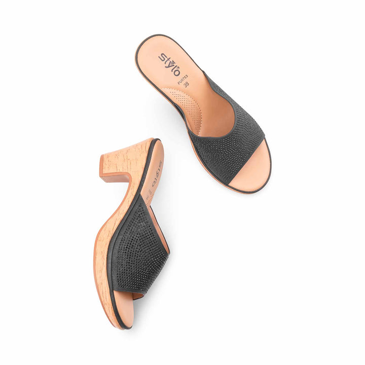 Black Formal Women Slipper PU0753