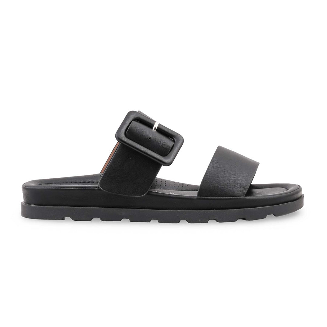 Black Formal Slipper For Women PU0755