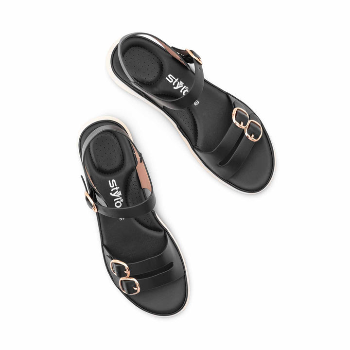 Black Formal Sandal For Ladies PU0757