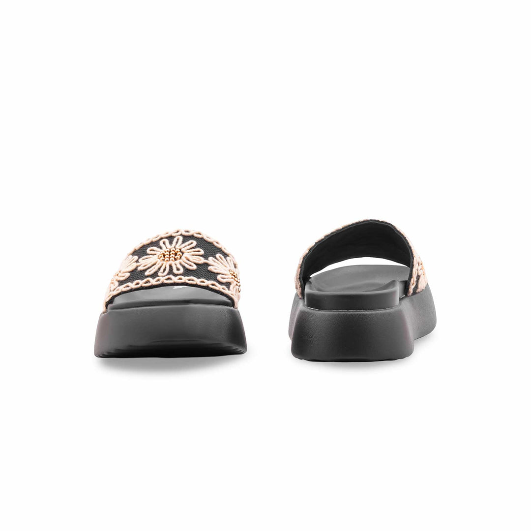 Black Formal Slipper For Ladies PU0762