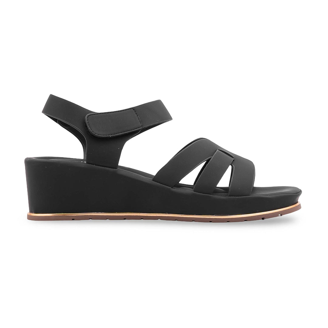 Black Formal Slipper For Ladies PU0764