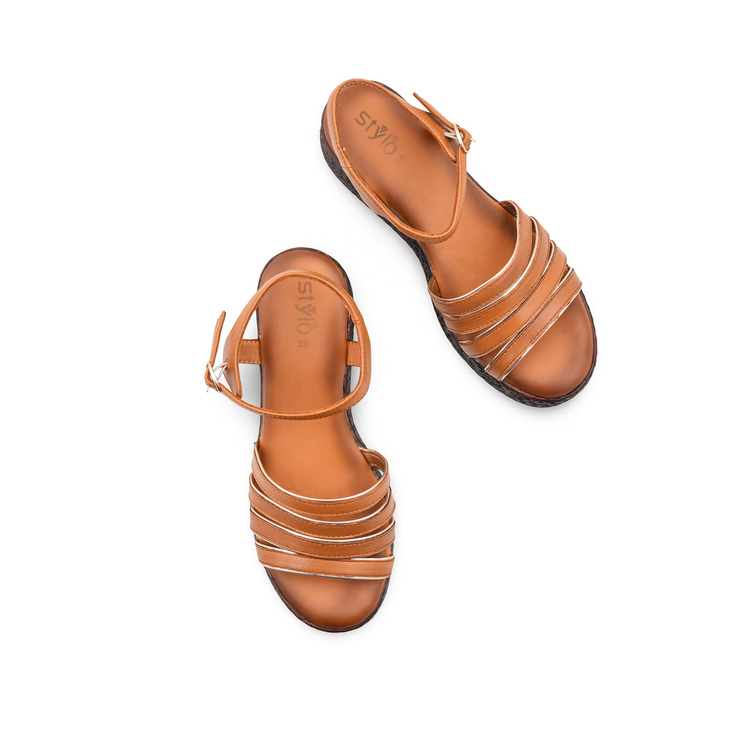 Brown Formal Sandal For Ladies PU0772