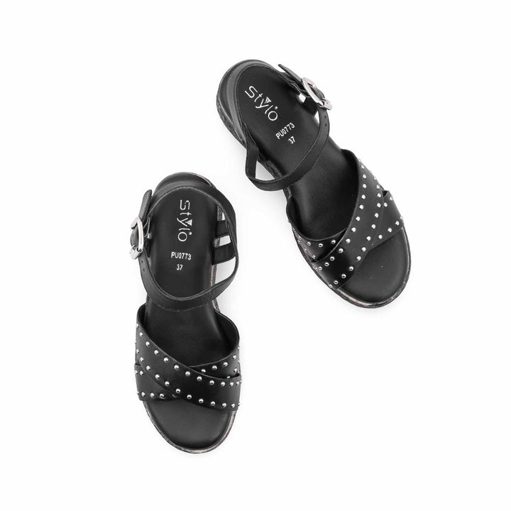 Black Formal Sandal For Women PU0773