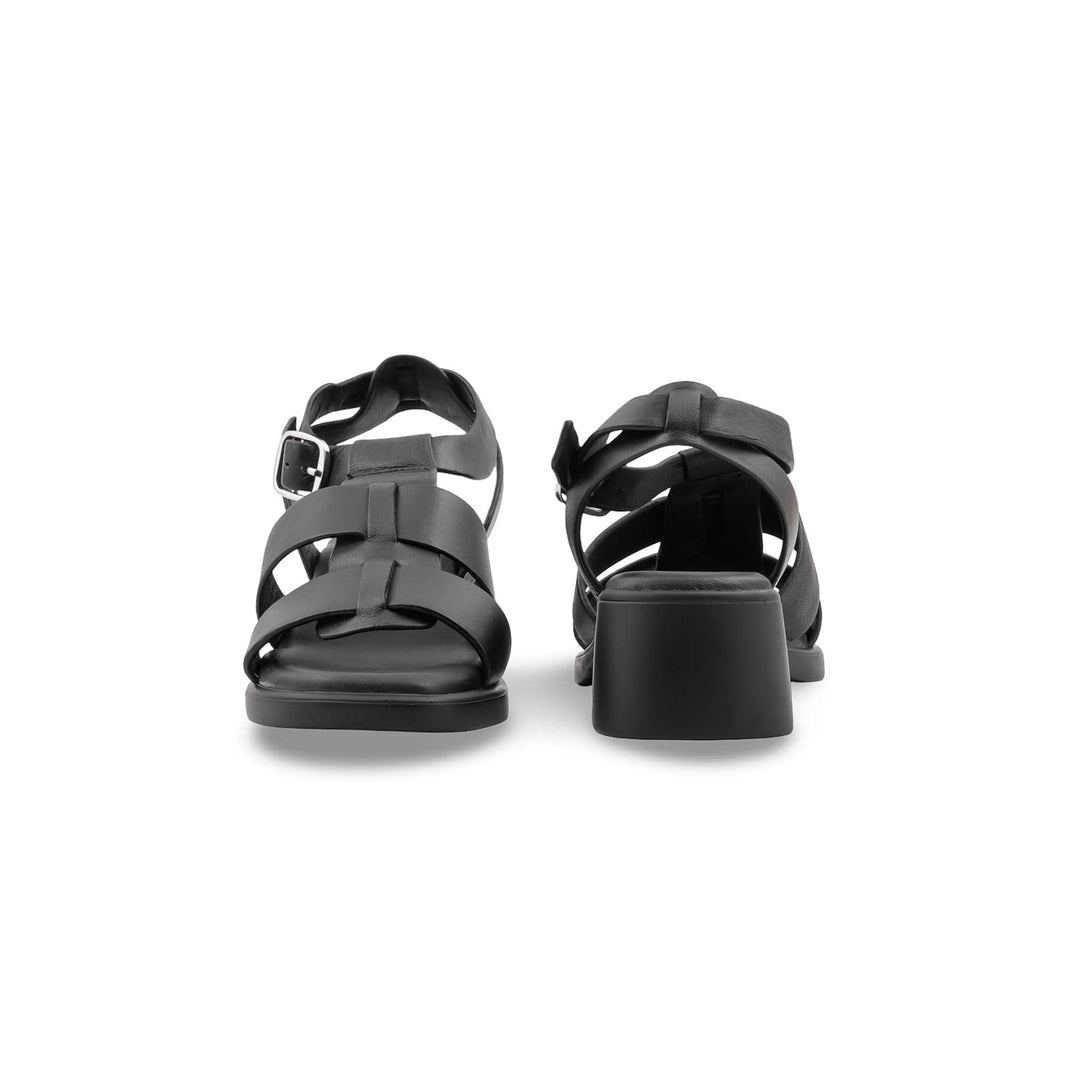 Black Formal Sandal For Women PU0774