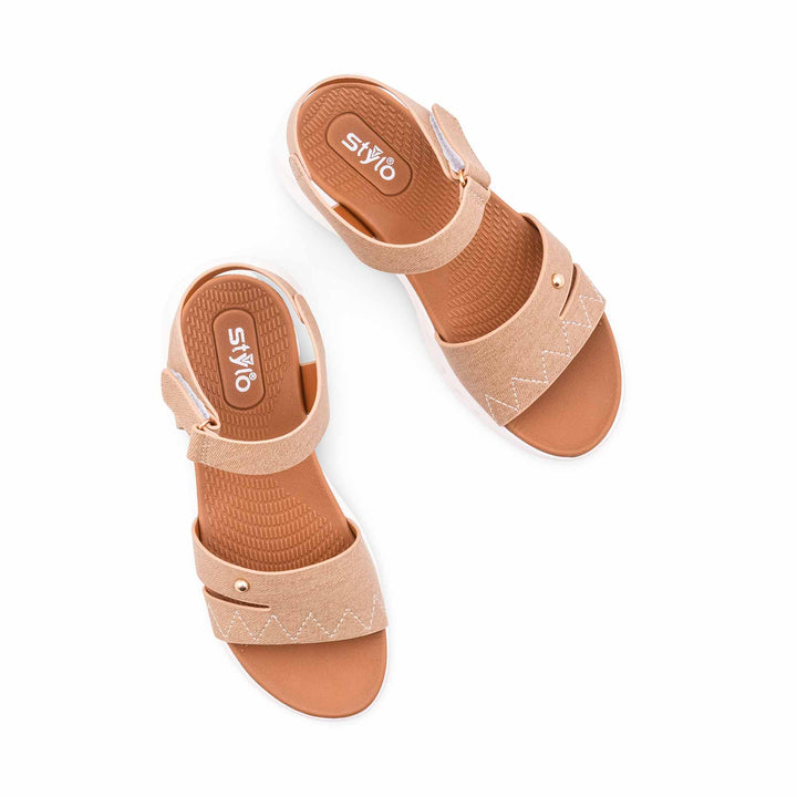 Beige Formal Sandal For Ladies PU0780