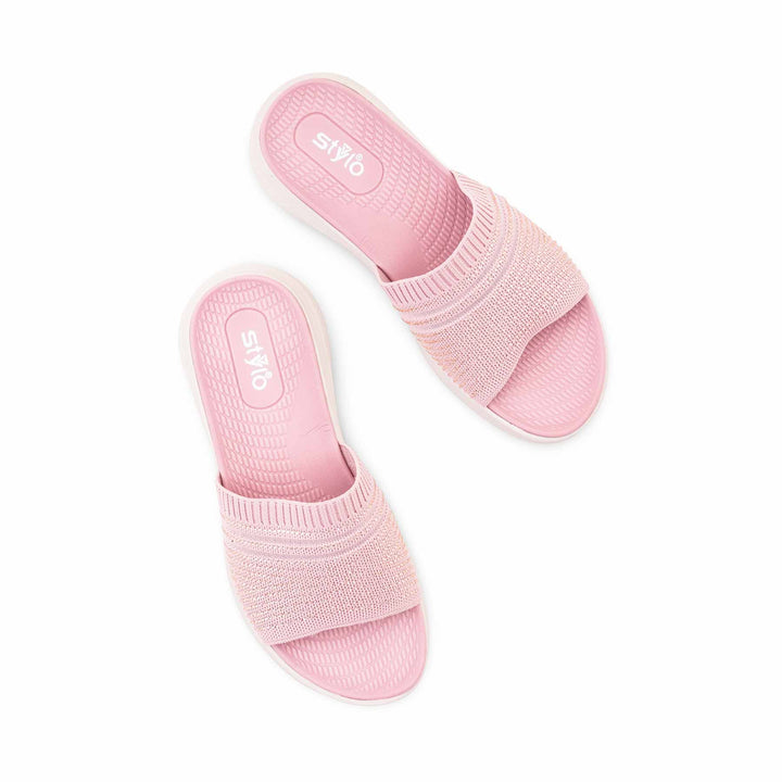 Pink Formal Slipper For Ladies PU0793