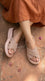 Coffee Formal Slipper For Ladies PU0794