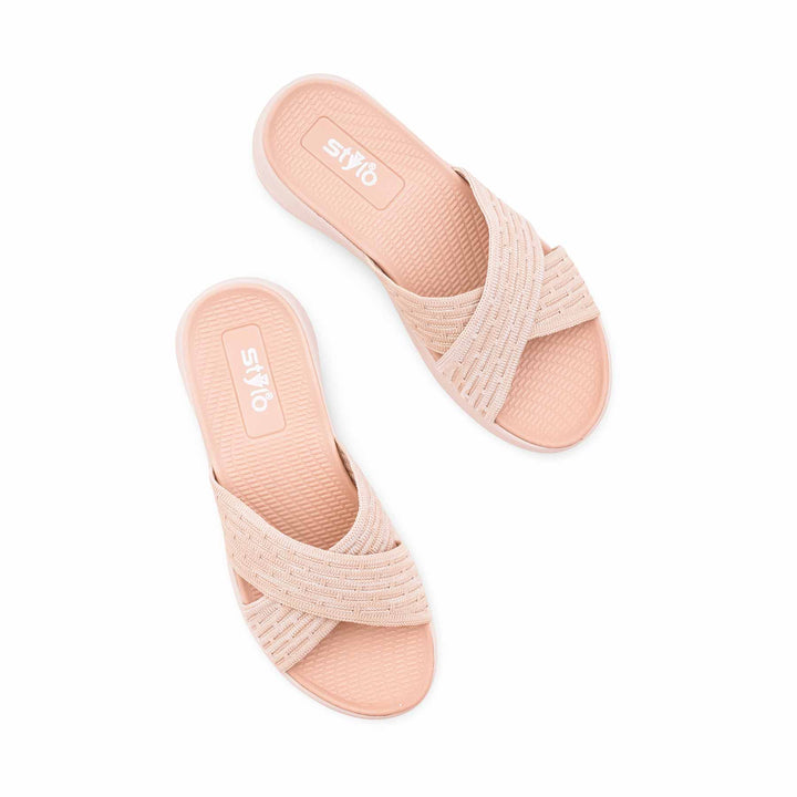 Beige Formal Slipper For Ladies PU0794