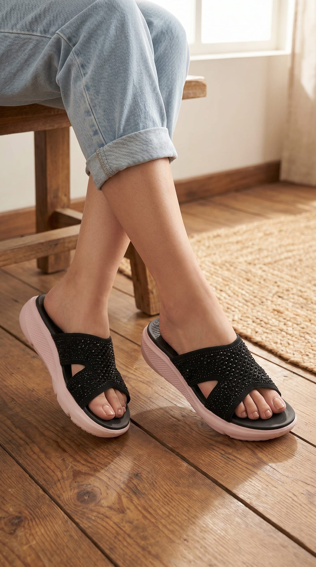Black Formal Women Slipper PU0797