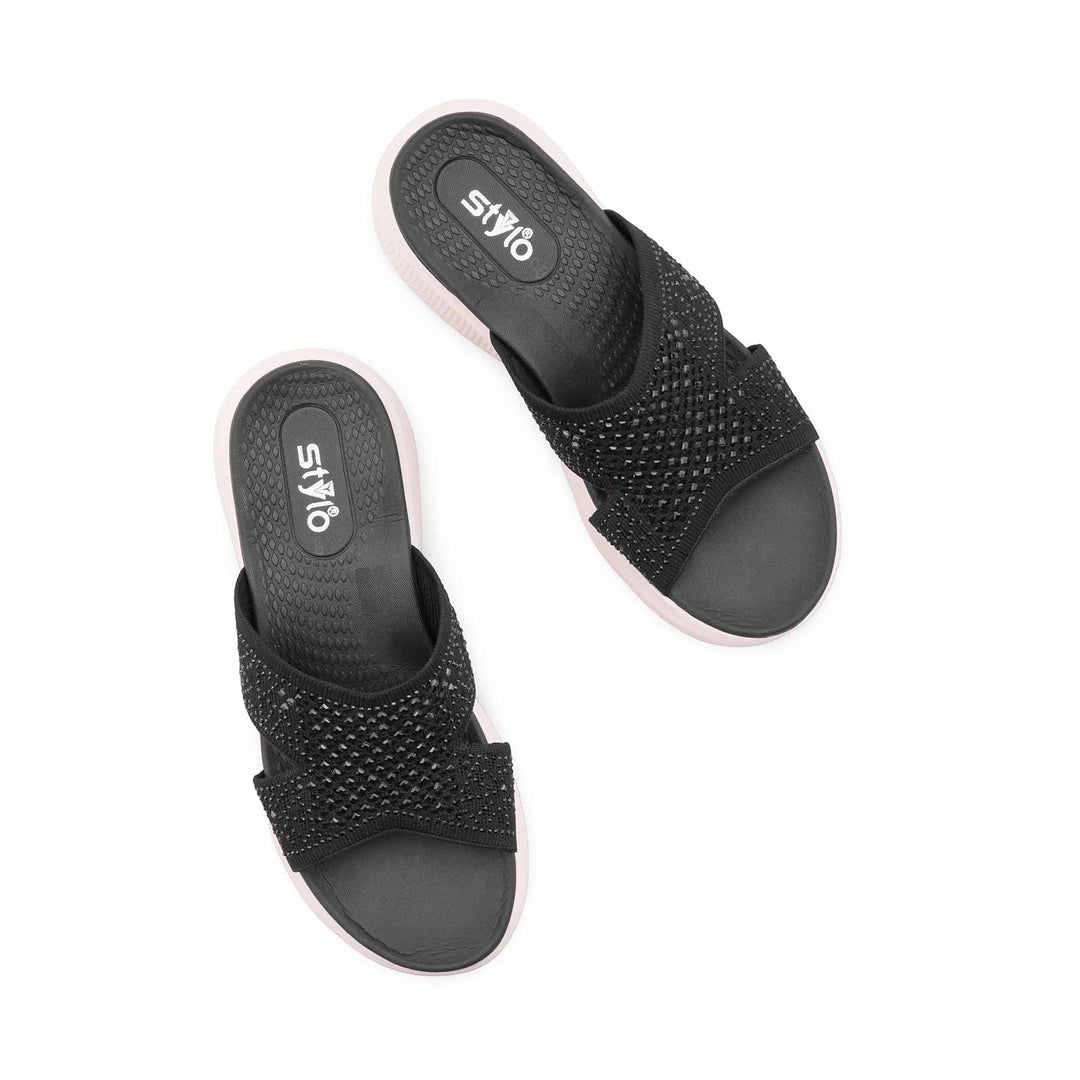 Black Formal Women Slipper PU0797