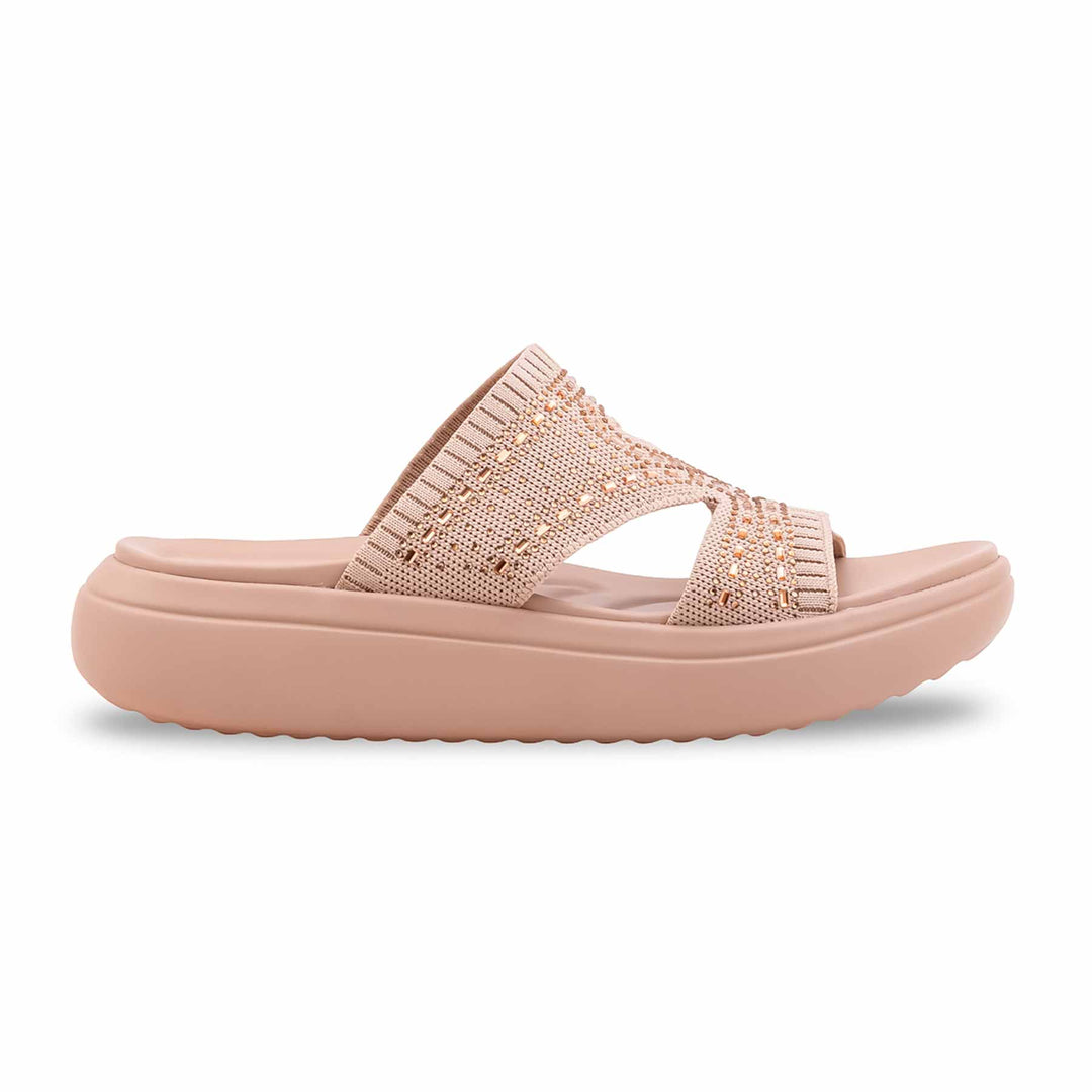 Beige Formal Slipper For Ladies PU0800