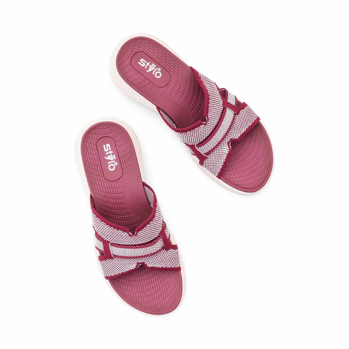 Maroon Formal Slipper For Ladies PU0801