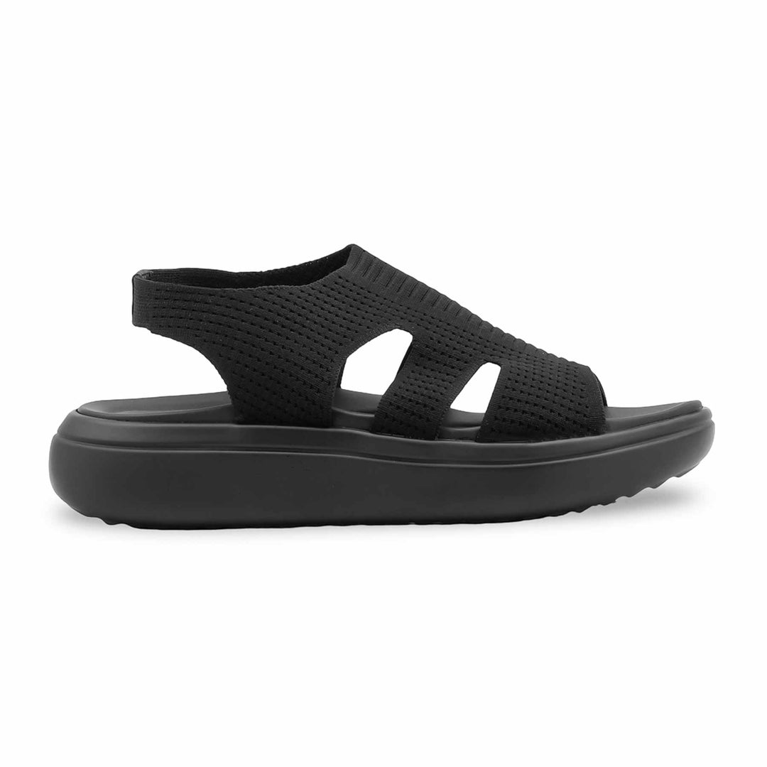 Black Formal Sandal For Ladies PU0803