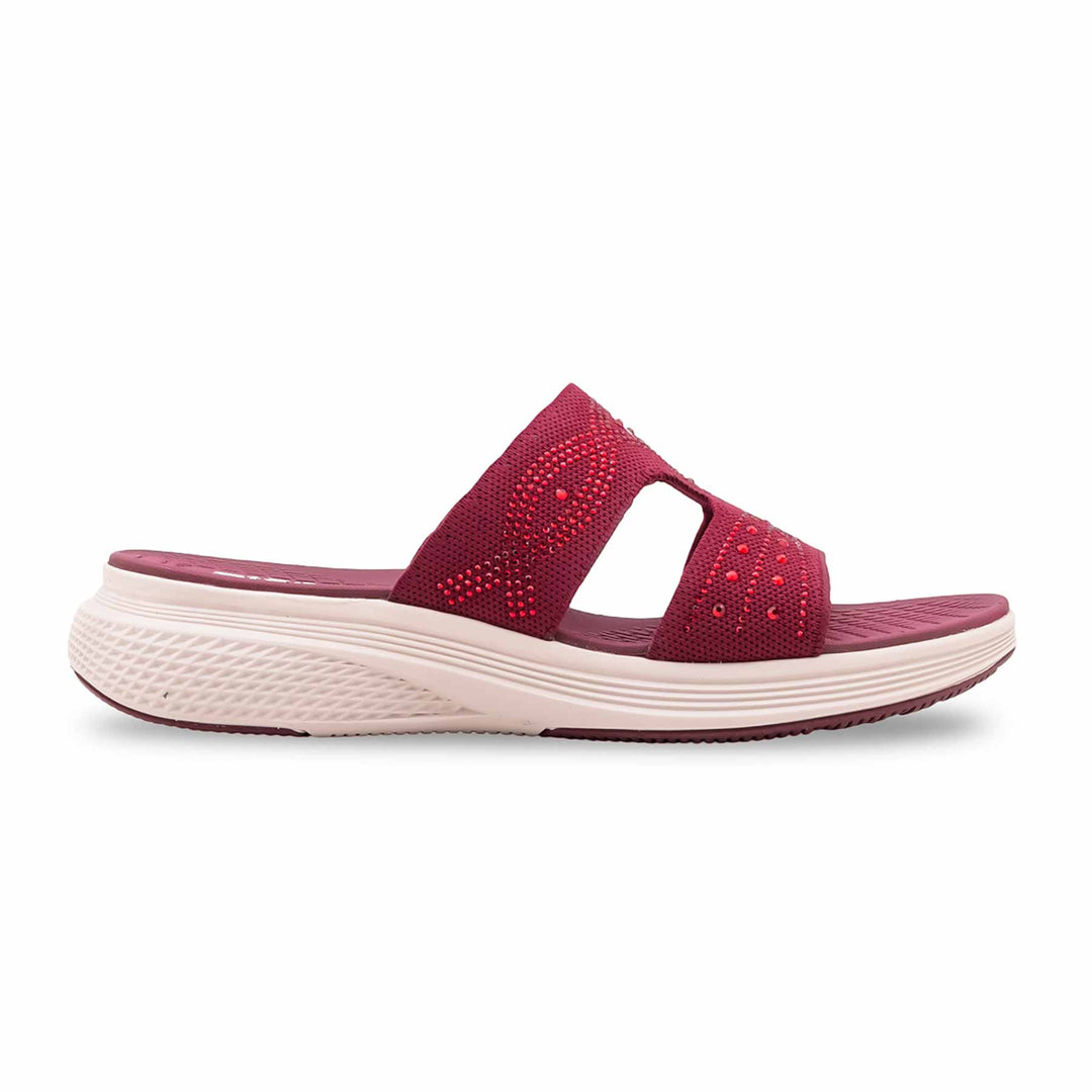 Maroon Formal Slipper For Ladies PU0811