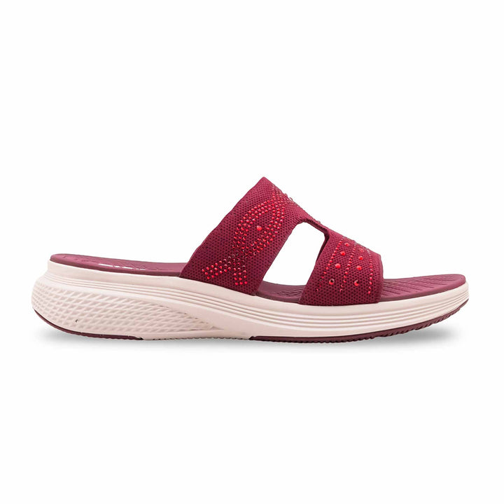 Maroon Formal Slipper For Ladies PU0811