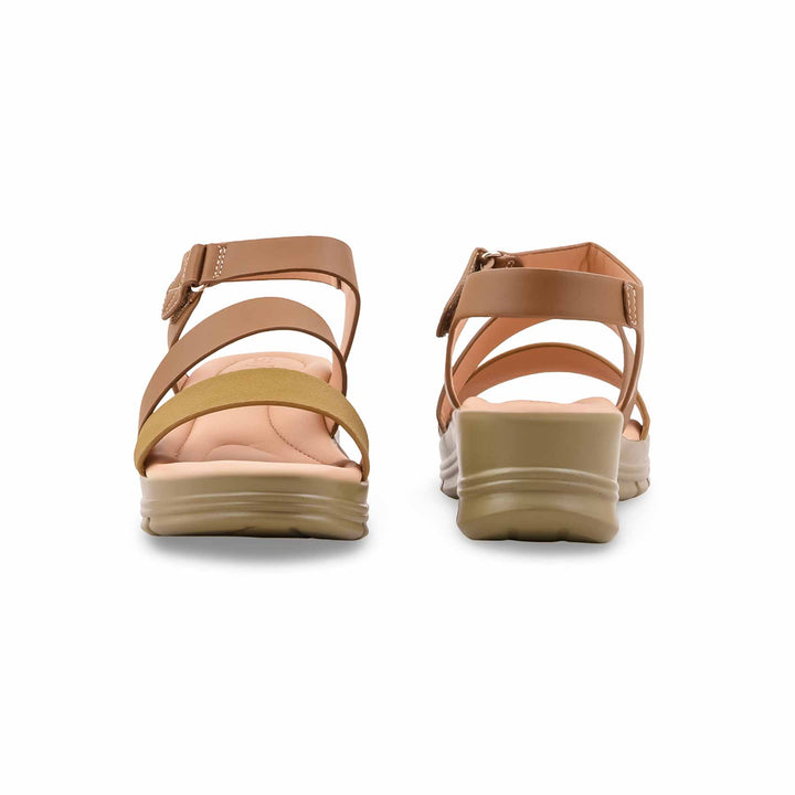 Olive Formal Sandal For Ladies PU0826