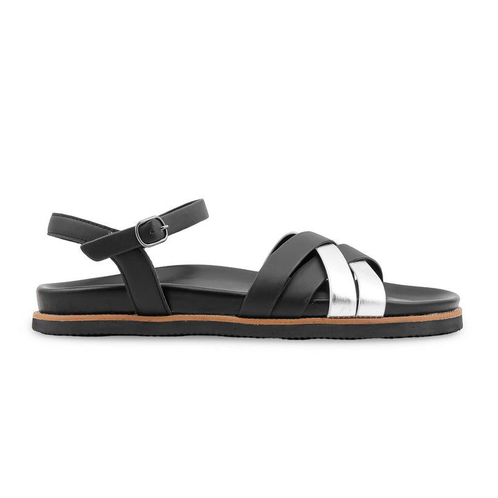 Black Formal Sandal For Ladies PU0838