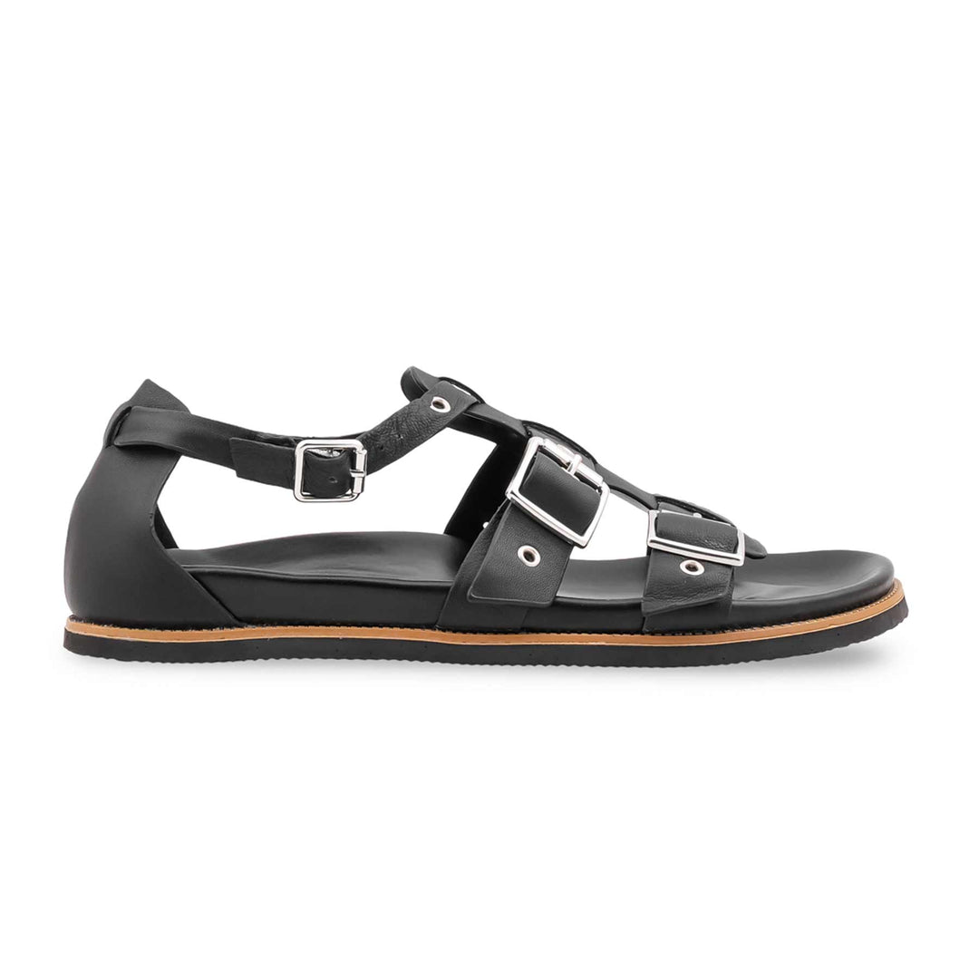 Black Formal Sandal For Women PU0840