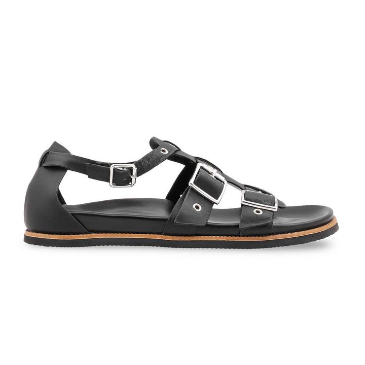 Black Formal Sandal For Women PU0840