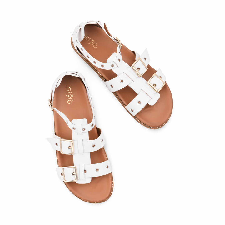 White Formal Sandal For Women PU0840