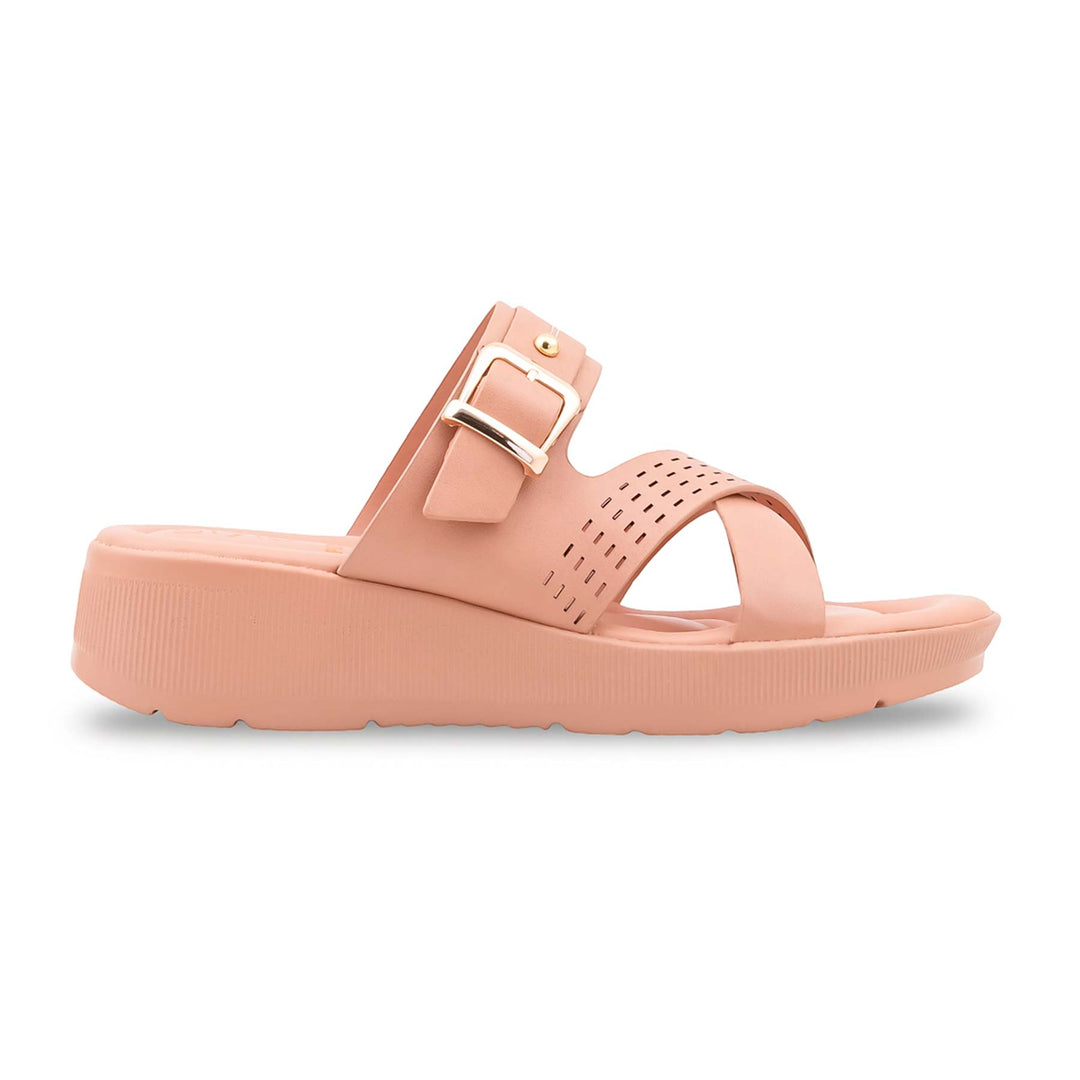 Peach Formal Slipper For Ladies PU0854