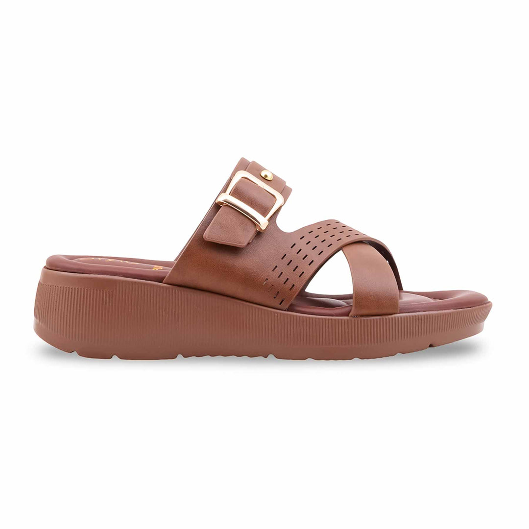 Coffee Formal Slipper For Women PU0854