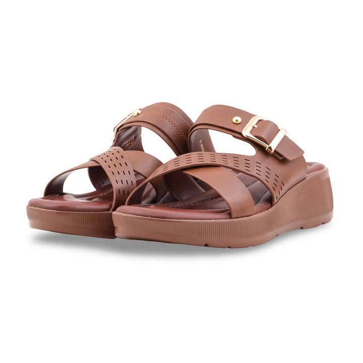 Coffee Formal Slipper For Women PU0854