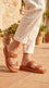 Tan Formal Slipper For Ladies PU0855