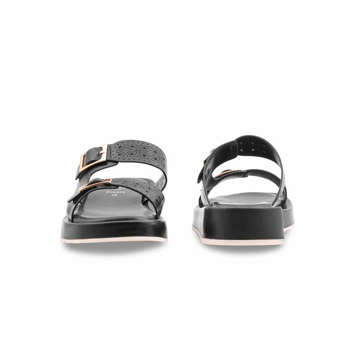 Black Formal Slipper For Ladies PU0855