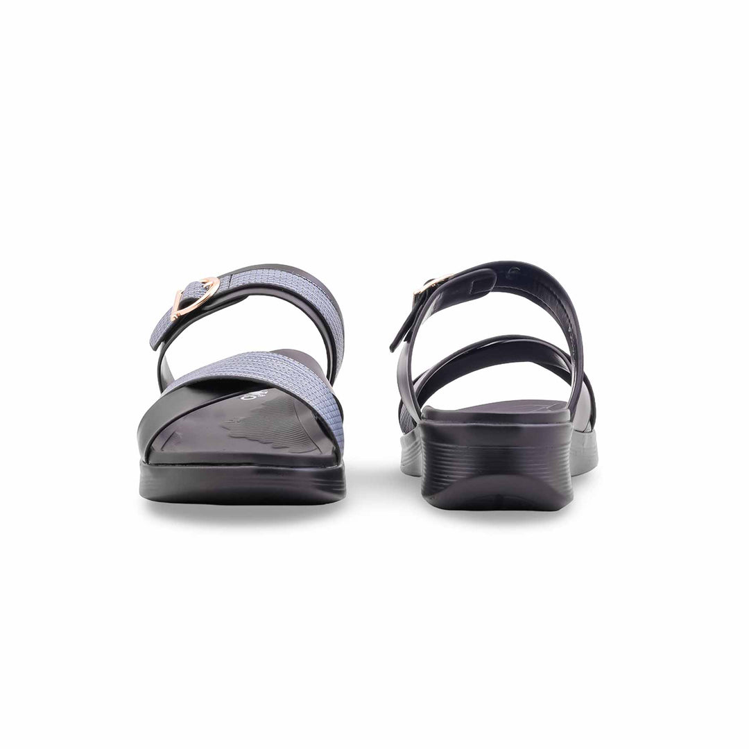 Black Formal Slipper For Ladies PU0857