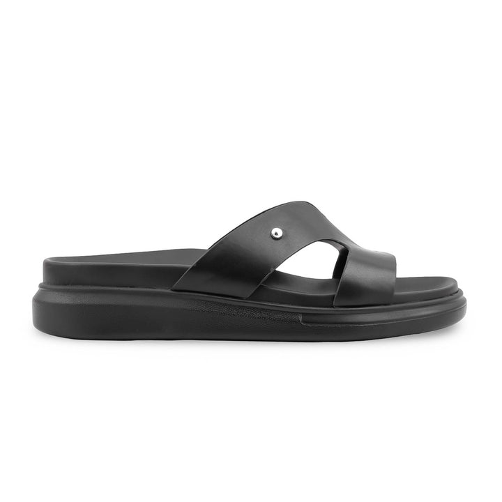Black Formal Slipper For Women PU0858