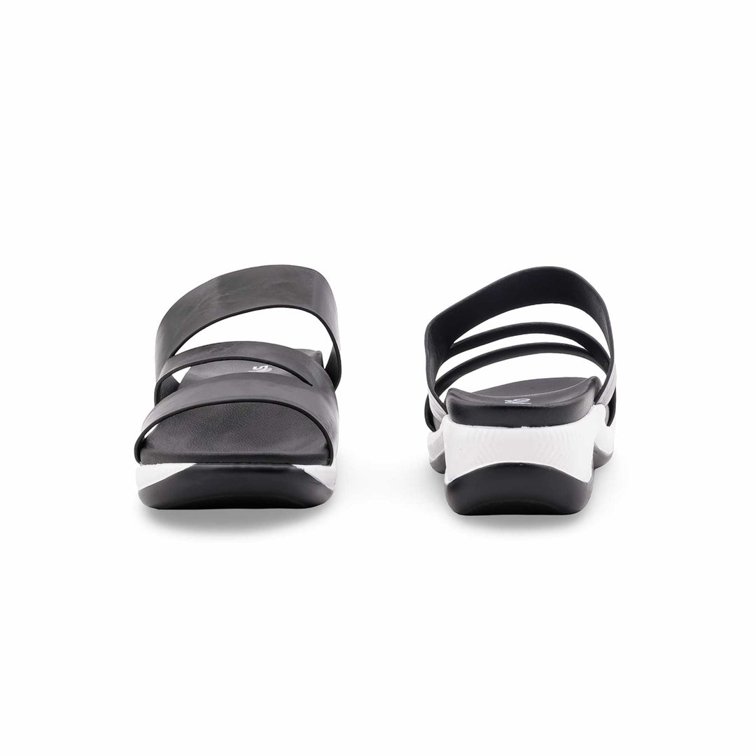 Black Formal Slipper For Ladies PU0859