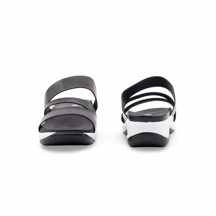 Black Formal Slipper For Ladies PU0859