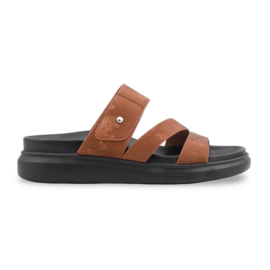 Brown Formal Slipper For Ladies PU0861