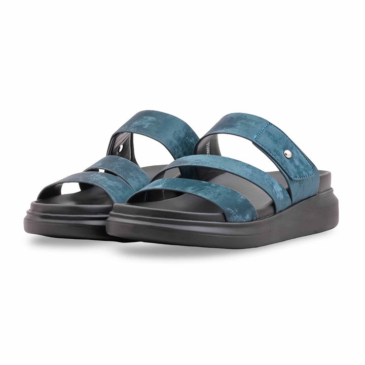 Teal Blue Formal Women Slipper PU0861