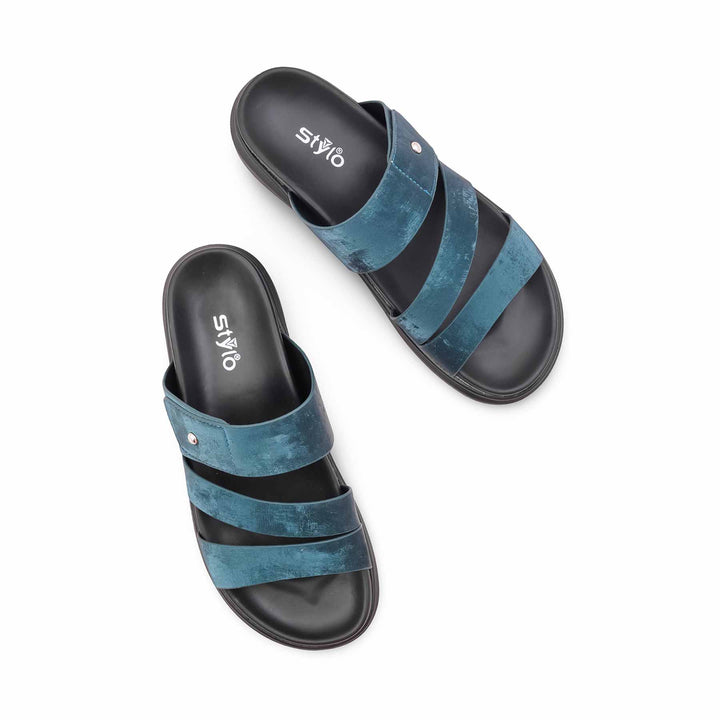 Teal Blue Formal Women Slipper PU0861